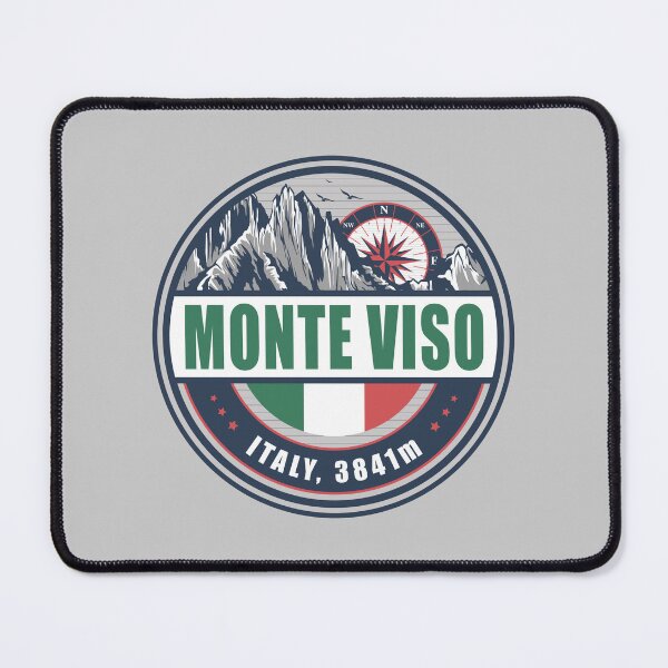 Item preview, Monte Viso Italy Flag Mountain Hiking Design designed and sold by CynthiaGraphics.