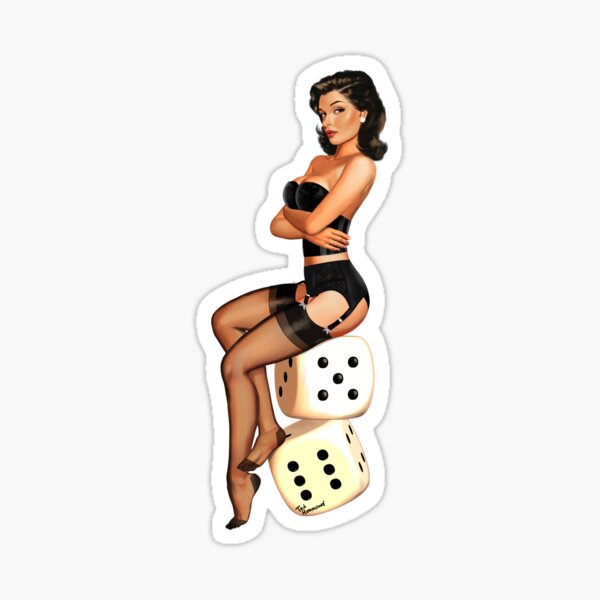 600px x 600px - Sexy Poker Girl Stickers for Sale | Redbubble