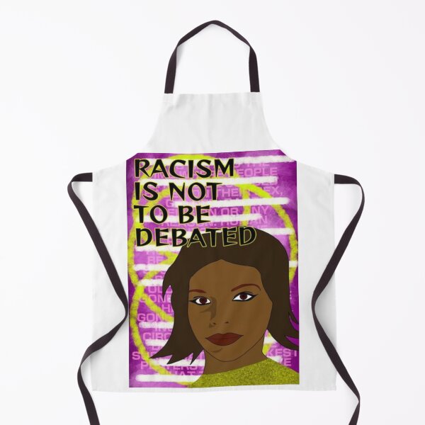 Item preview, Feminist Humanist Quote - Racism Is Not To Be Debated designed and sold by LethalPixieDust.