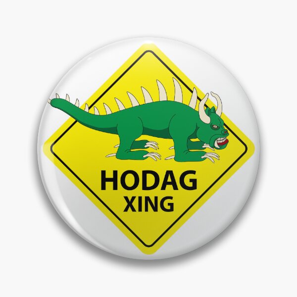 Item preview, HODAG Crossing Yellow Safety Sign designed and sold by BlueSkyTheory.