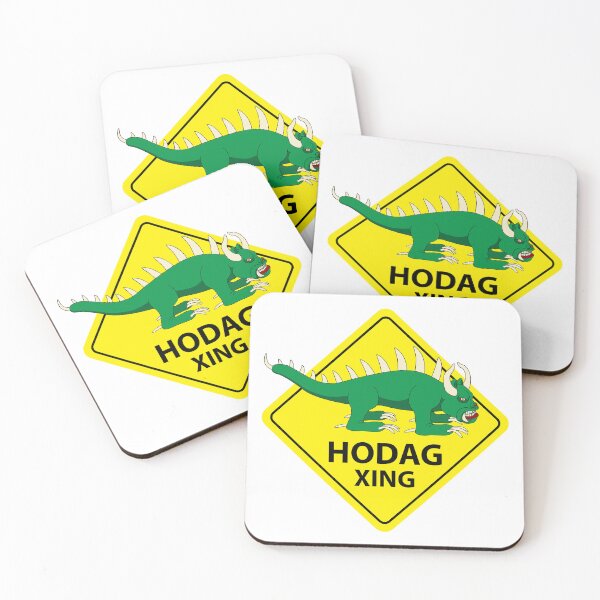 Item preview, HODAG Crossing Yellow Safety Sign designed and sold by BlueSkyTheory.
