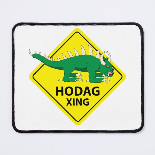 Item preview, HODAG Crossing Yellow Safety Sign designed and sold by BlueSkyTheory.