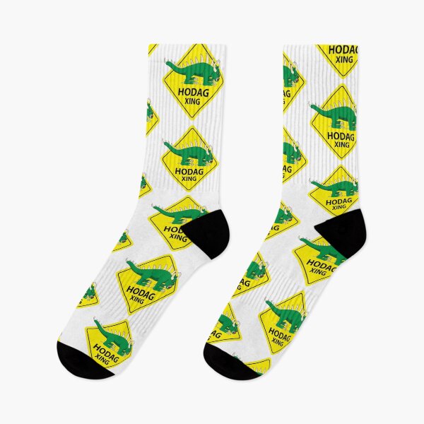 Item preview, HODAG Crossing Yellow Safety Sign designed and sold by BlueSkyTheory.