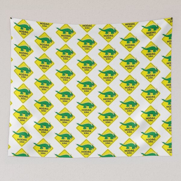 Item preview, HODAG Crossing Yellow Safety Sign designed and sold by BlueSkyTheory.