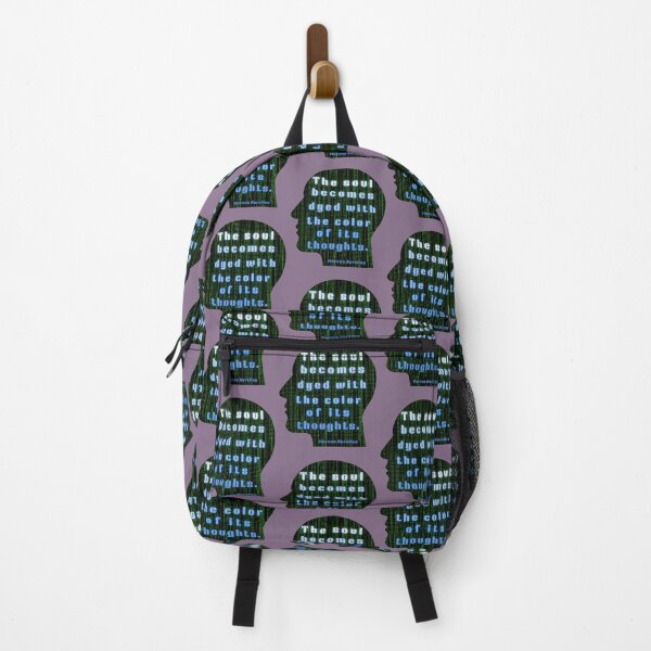 Item preview, Marcus Aurelius quote: the soul becomes dyed with the color of its thoughts designed and sold by artbleed.