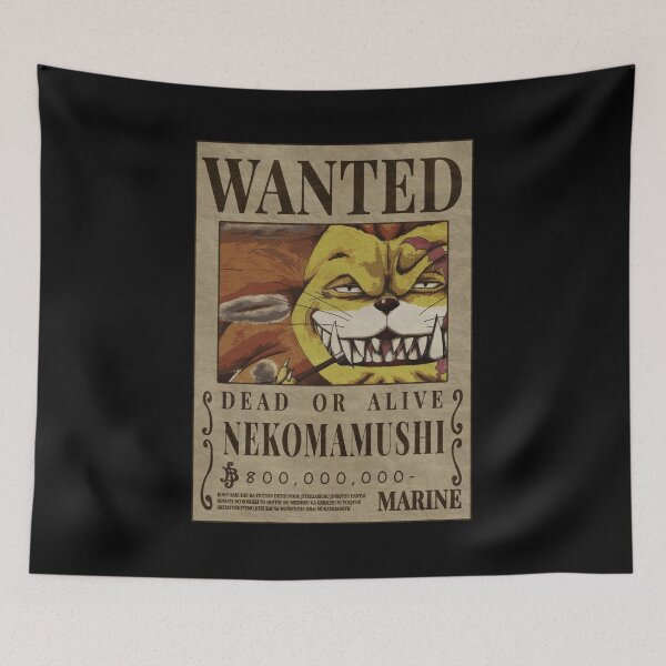 Item preview, One Piece Nekomamushi Bounty Mink King of Zou Wanted designed and sold by One Piece Bounty Poster.