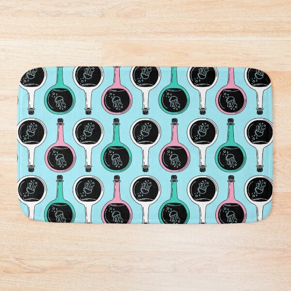 Item preview, Jellyfish in bottles - seamless pattern designed and sold by Smetankinaart.