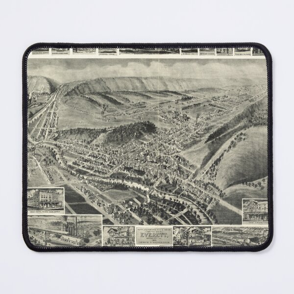 Item preview, Everett, Pennsylvania (1905) designed and sold by allhistory.
