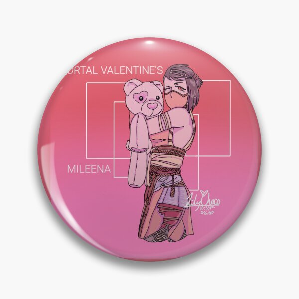 Item preview, Mileena Mortal Valentines! designed and sold by ASweetLoveSong.