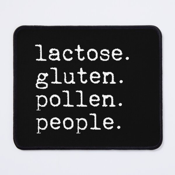 Item preview, Lactose Gluten Pollen People designed and sold by TheLemonBox.