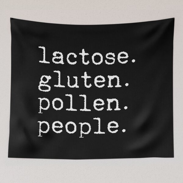 Item preview, Lactose Gluten Pollen People designed and sold by TheLemonBox.