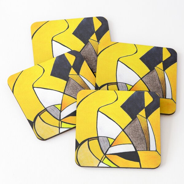 Item preview, Composition in Yellow and Black designed and sold by Manolo1923.