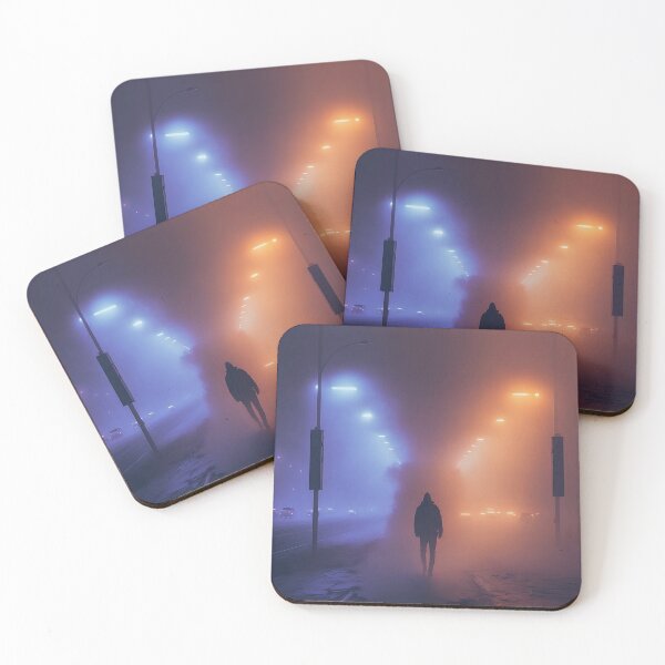 Item preview, A Man Walking In A City At Night  designed and sold by ByDigitalDream.