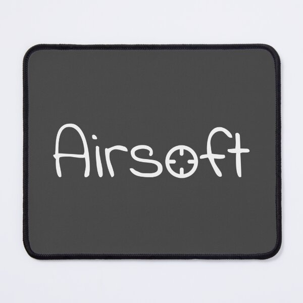Item preview, Airsoft white text with a crosshair, for airsoft lovers designed and sold by EmeraldeaArt.