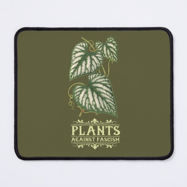 Item preview, Antifascist Plants | Colorful Artwork | Pale Lime Yellow Lettering designed and sold by VintagePlantJoy.
