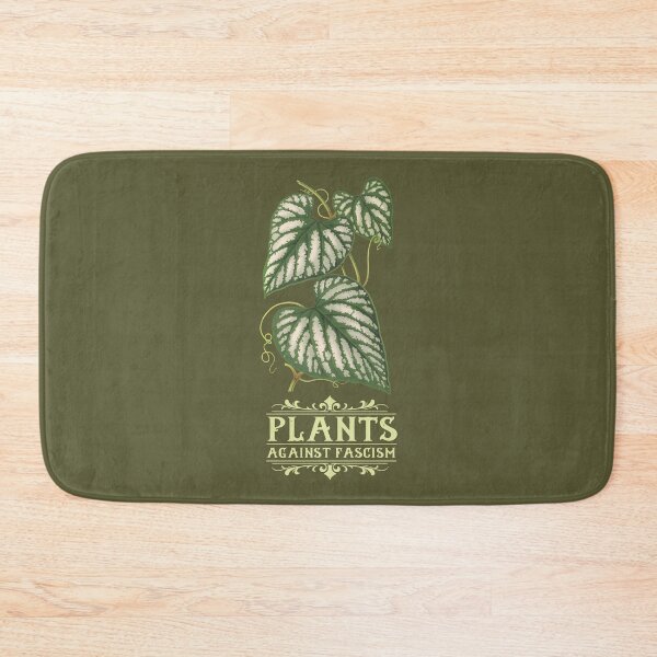 Item preview, Antifascist Plants | Colorful Artwork | Pale Lime Yellow Lettering designed and sold by VintagePlantJoy.