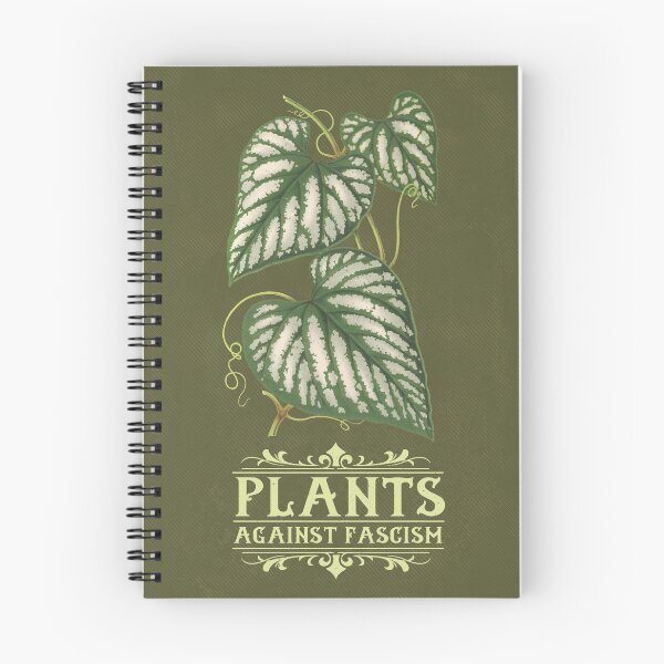 Item preview, Antifascist Plants | Colorful Artwork | Pale Lime Yellow Lettering designed and sold by VintagePlantJoy.