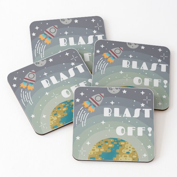 Item preview, Blast off! designed and sold by WyrdandWoven.