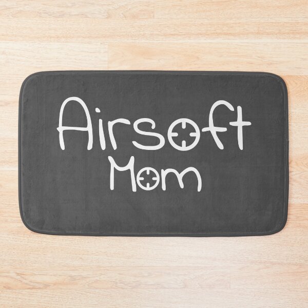 Item preview, Airsoft MOM white text with a crosshair, for airsoft lovers designed and sold by EmeraldeaArt.