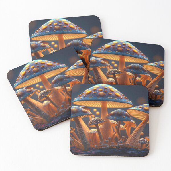 Item preview, Digital art mushrooms in a surreal world designed and sold by fr4nk87.