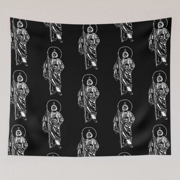 Item preview, Saint Thaddeus in black and white  designed and sold by El Brown Mercado.