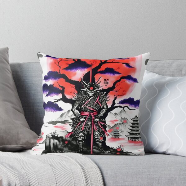 Item preview, Crimson Samurai Moon designed and sold by Teebuya.