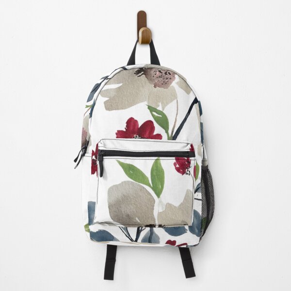 Aperçu de l'œuvre Fleurs d'aquarelle d'hiver blanc et bordeaux créée et vendue par JuniperWD.
