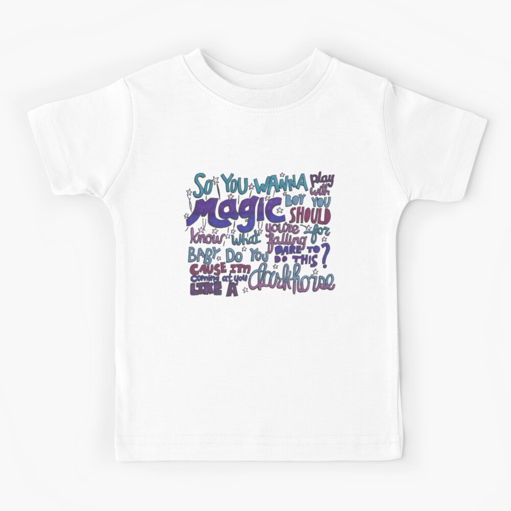 dark-horse-lyric-art-kids-t-shirt-for-sale-by-iamofirg-redbubble