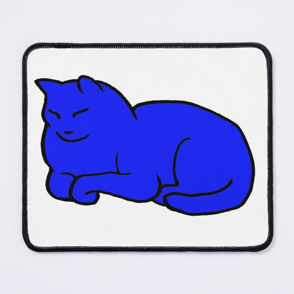 Item preview, Blue cat designed and sold by reformedfruit.