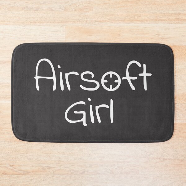 Item preview, Airsoft Girl white text with a crosshair, for airsoft lovers designed and sold by EmeraldeaArt.