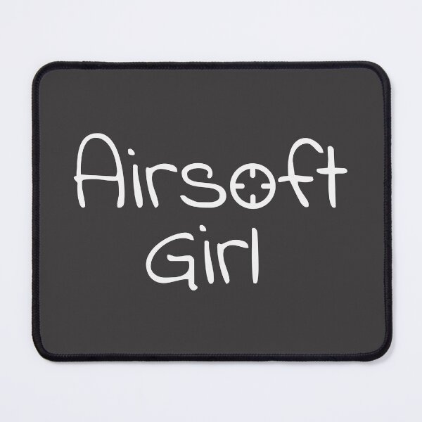 Item preview, Airsoft Girl white text with a crosshair, for airsoft lovers designed and sold by EmeraldeaArt.