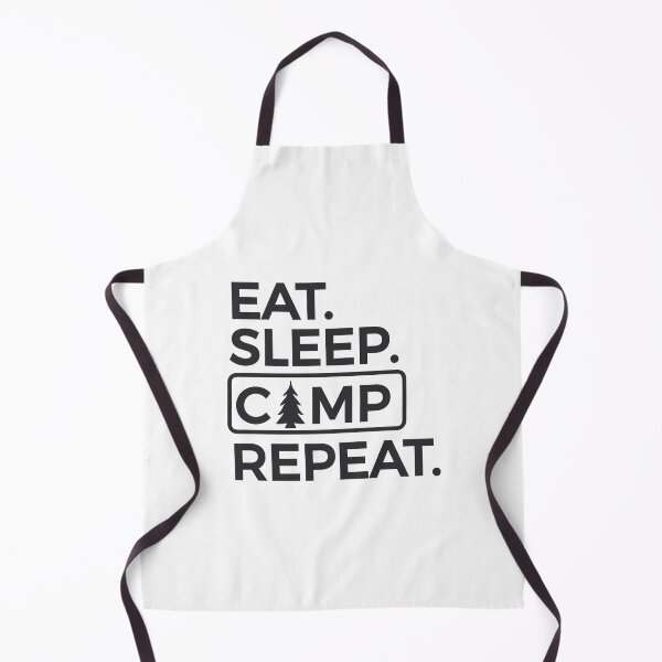 Item preview, EAT SLEEP CAMP REPEAT designed and sold by SticerOcean.