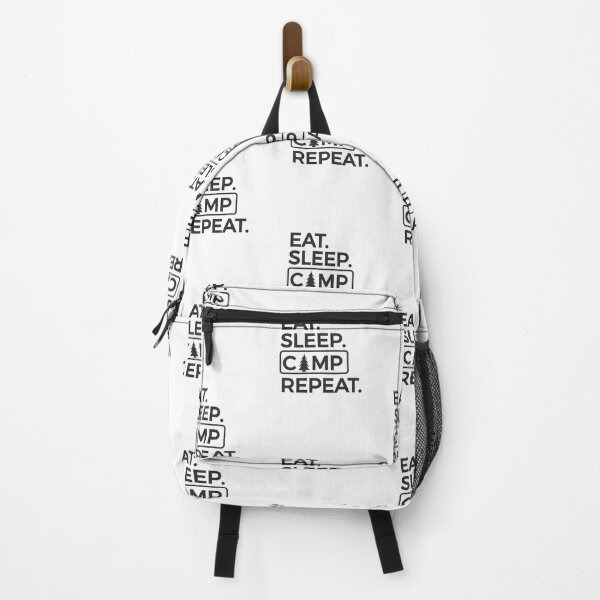 Item preview, EAT SLEEP CAMP REPEAT designed and sold by SticerOcean.