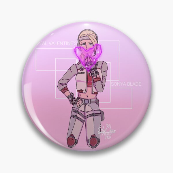 Item preview, Sonya Blade Mortal Valentines! designed and sold by ASweetLoveSong.
