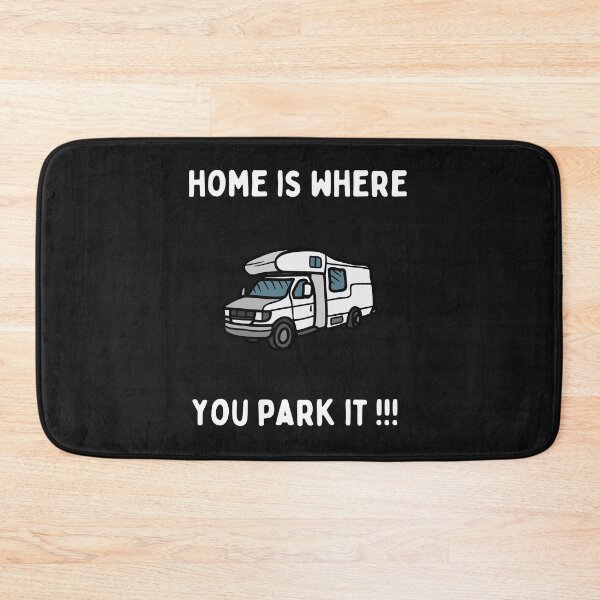 Item preview, Home is where you park it White Text designed and sold by TheV10Snail.