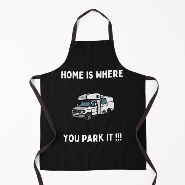 Item preview, Home is where you park it White Text designed and sold by TheV10Snail.