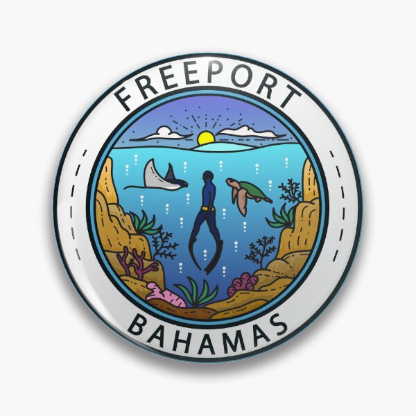 Item preview, Freeport Bahamas Scuba Badge designed and sold by KrisSidDesigns.