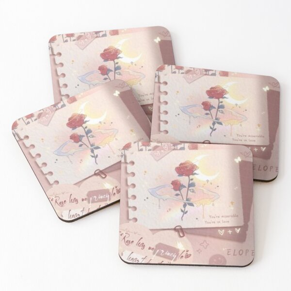 Item preview, Cute beautiful rose pink paste aesthetic wallpaper designed and sold by diririna.