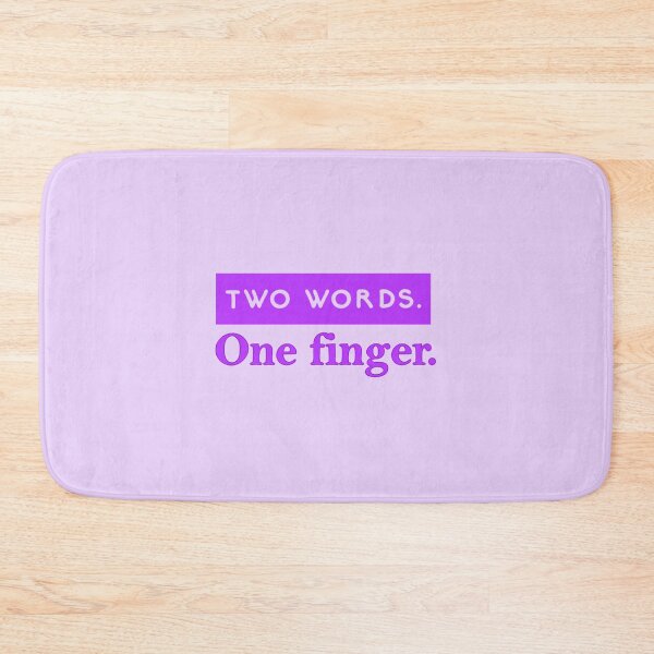 Item preview, Two Words One Finger. designed and sold by SimplyCosmic11.
