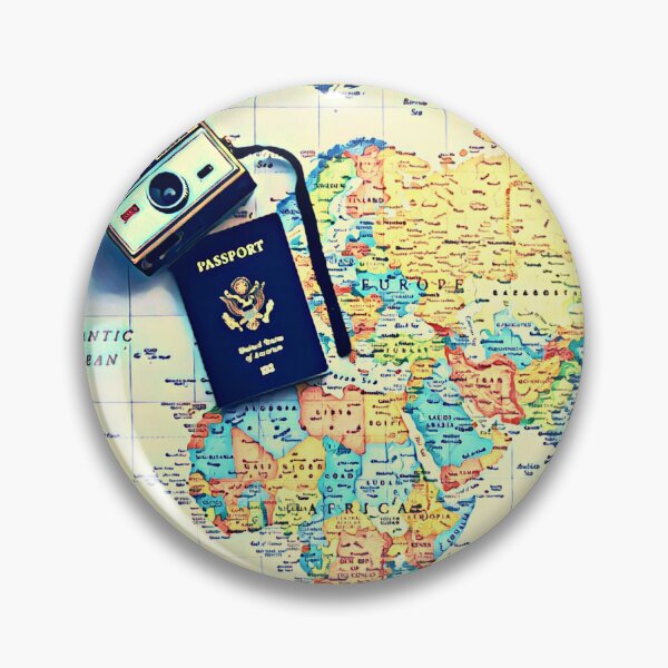 Item preview, Family Vacation (Vintage Road Map) designed and sold by UniqueDeignz.