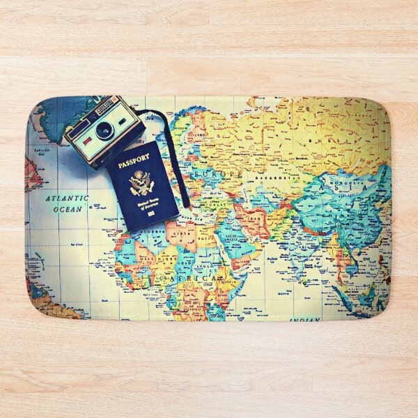 Item preview, Family Vacation (Vintage Road Map) designed and sold by UniqueDeignz.