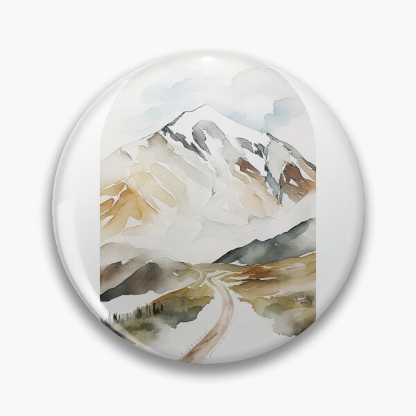 Artikelvorschau, Denali National Park Boho Watercolor Arch entworfen und verkauft von PikoApparel.