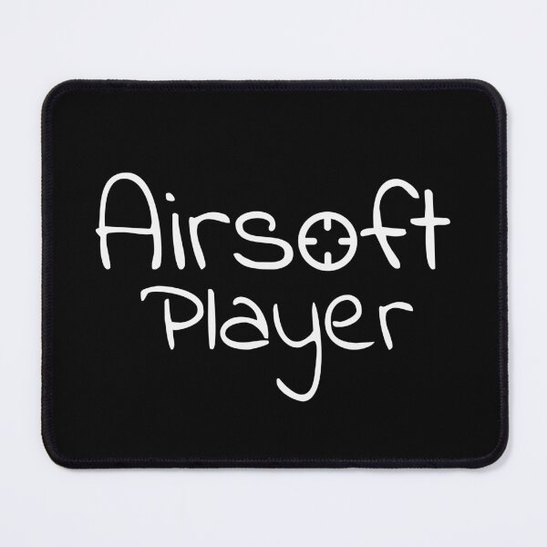 Item preview, Airsoft Player white text with a crosshair, for airsoft lovers designed and sold by EmeraldeaArt.