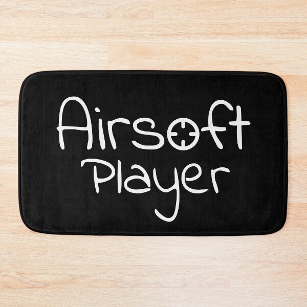 Item preview, Airsoft Player white text with a crosshair, for airsoft lovers designed and sold by EmeraldeaArt.