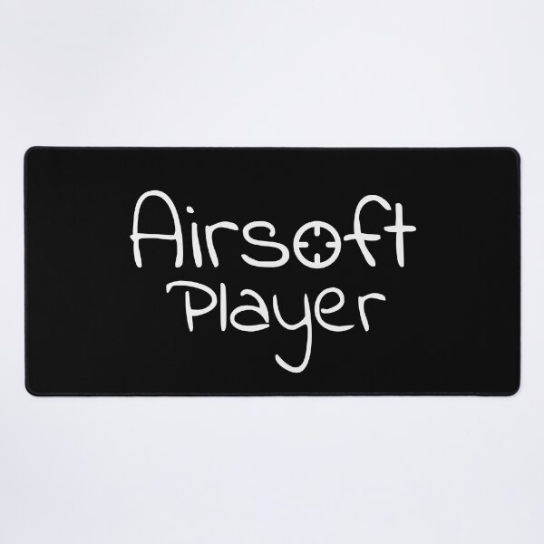 Item preview, Airsoft Player white text with a crosshair, for airsoft lovers designed and sold by EmeraldeaArt.