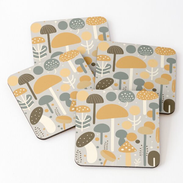 Item preview, complementary mushrooms designed and sold by marglaufenberg.