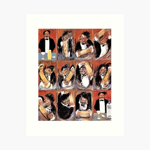 The making of the perfect Martini Art Print