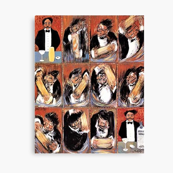 The making of the perfect Martini Canvas Print