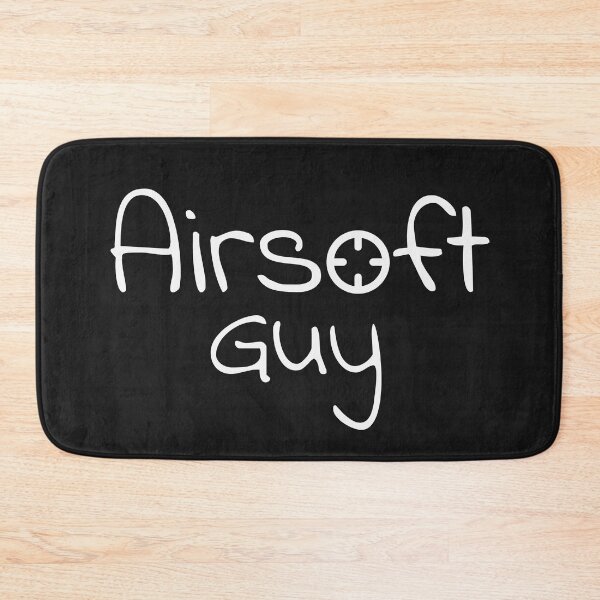 Item preview, Airsoft Guy white text with a crosshair, for airsoft lovers designed and sold by EmeraldeaArt.