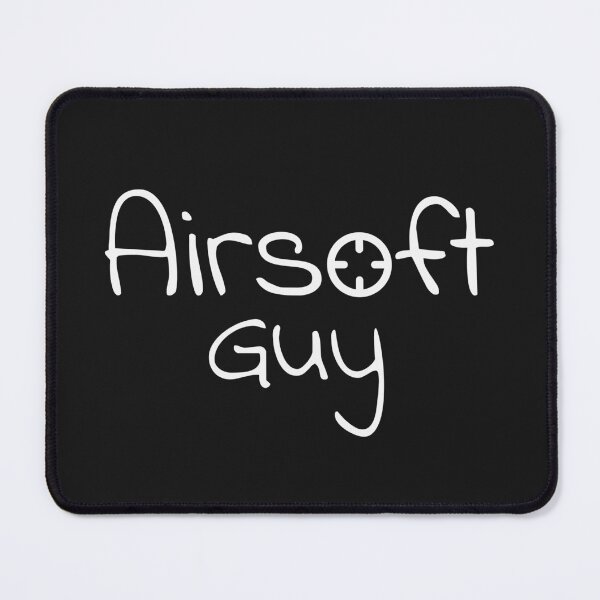 Item preview, Airsoft Guy white text with a crosshair, for airsoft lovers designed and sold by EmeraldeaArt.